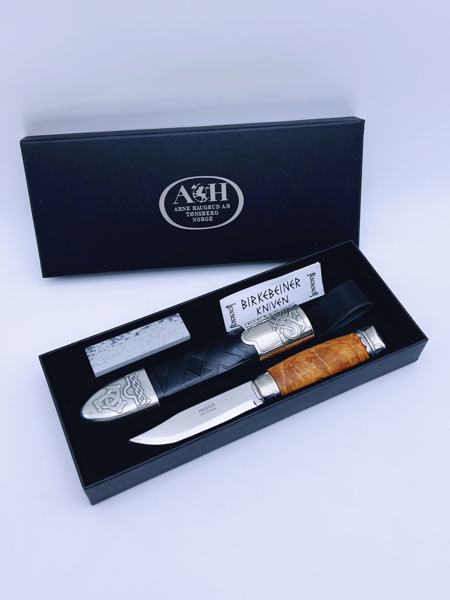 "Birkebeiner Kniven" i etui, Arne Haugrud 