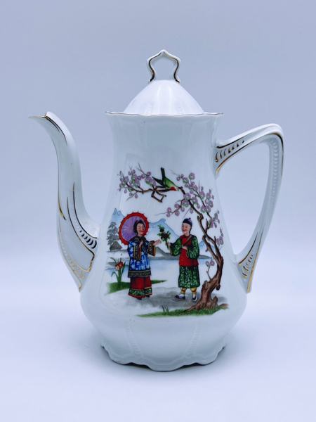 PP-1800t Kanne med kineseri dekor nr. 0544