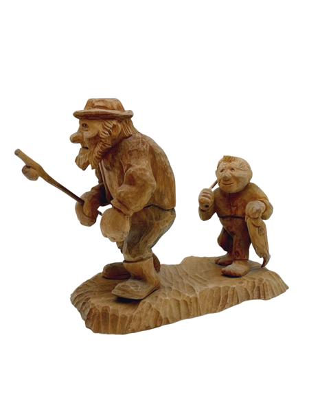 Bjarne Walle (1911-89) "Fisketur" Skulptur