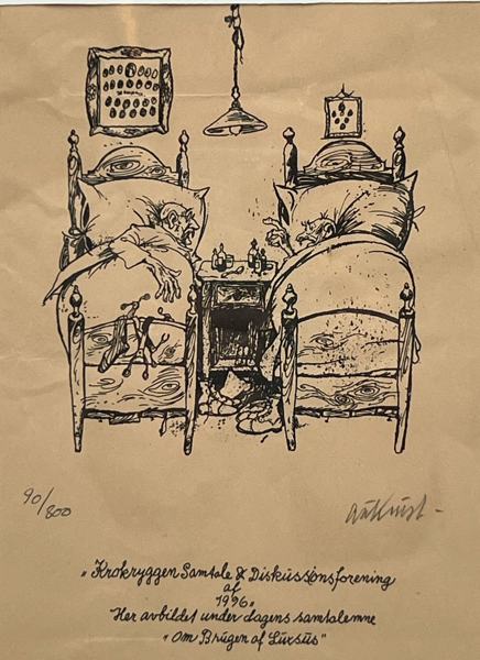 Kjell Aukrust "Krokryggen Samtale & Diskusjonsforening. "