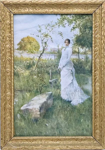 18/1900t Gullramme 37x26cm