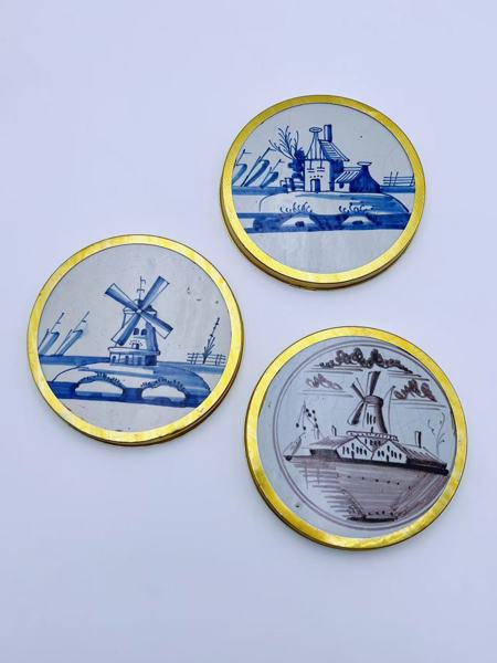 1700t Hollandske fliser med vannmøllemotiv