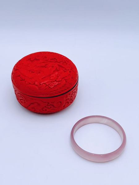 Lakkboks i dragestil, Kina