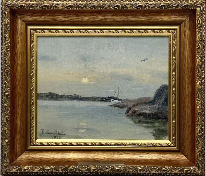 Thoralv Sundt-Ohlsen (1884-1948) "Fra Mandal" 1928