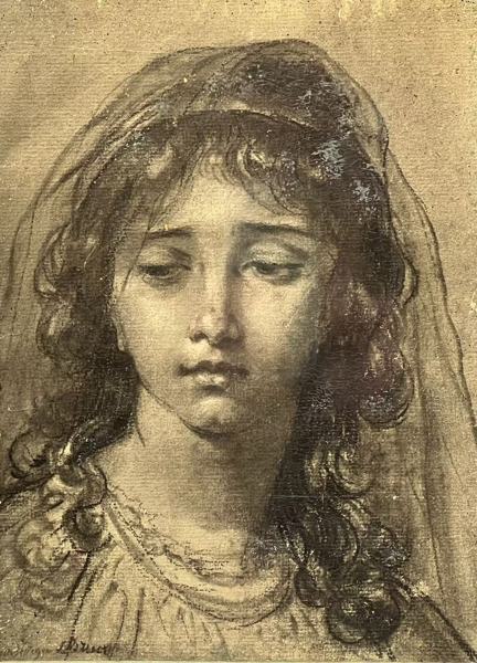 1800t "Jeune fille portant un voile"
