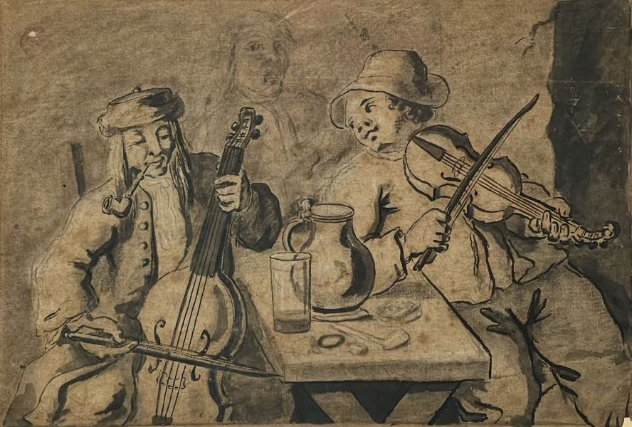"Village musicians", Adriaen van Ostade (1610-1685) Skole