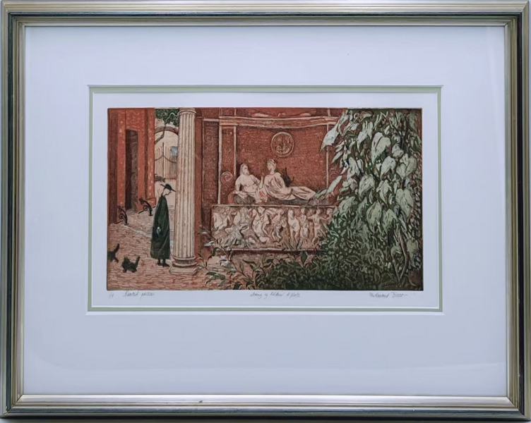 Ferdinand Finne(1910-99) "Romersk Passion" 1/4