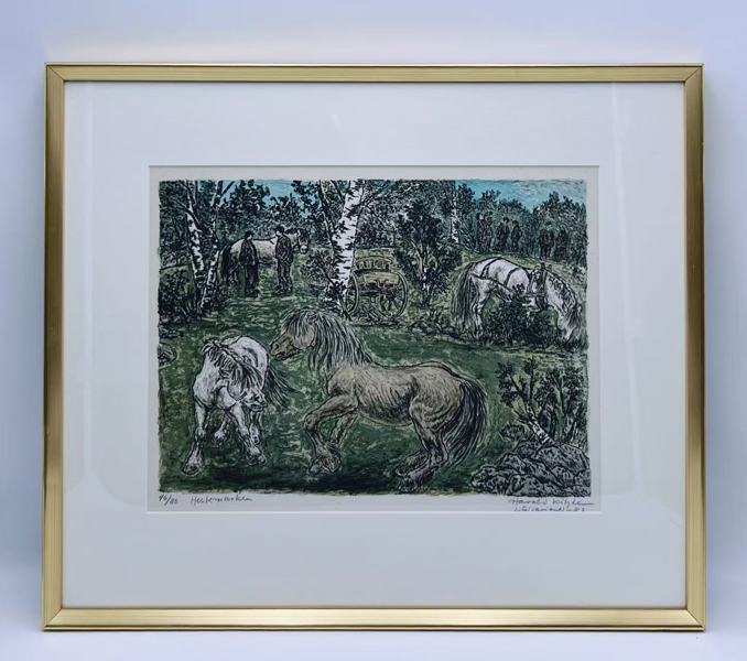 Harald Kihle (1905-97) "Hestemarken" Lito. 46/80