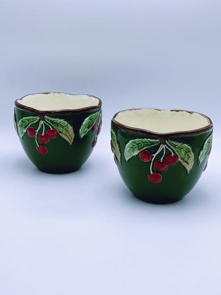 Tidlig 1900t Art Nouveau Majolika Potte