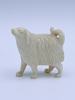 H. 5.5cm Elfenben Figur "Hund"