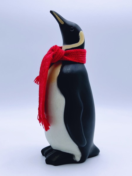 Pingvin "Pondus" sparebøsse, Knabstrup Keramik, Danmark,