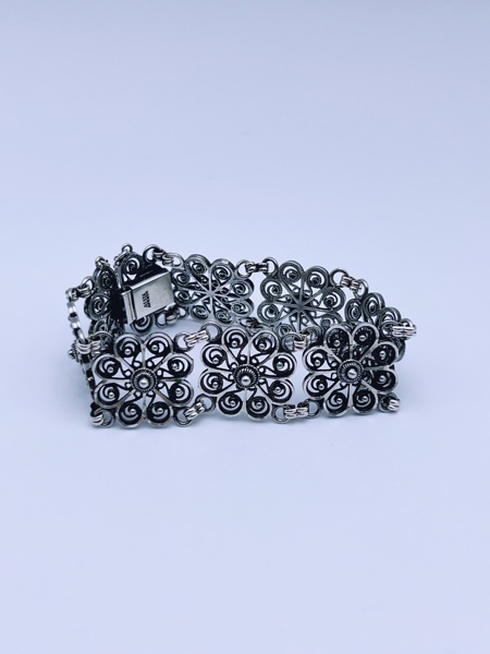 925s-Finn Jensen (1918-1976) Armbånd i Sølv 