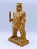 Utskåret "Bergmann Kongsberg" figur i tre