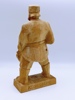 Utskåret "Bergmann Kongsberg" figur i tre