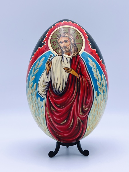 H. 18cm Stort Ikon egg 