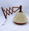 Retro sakselampe i teak
