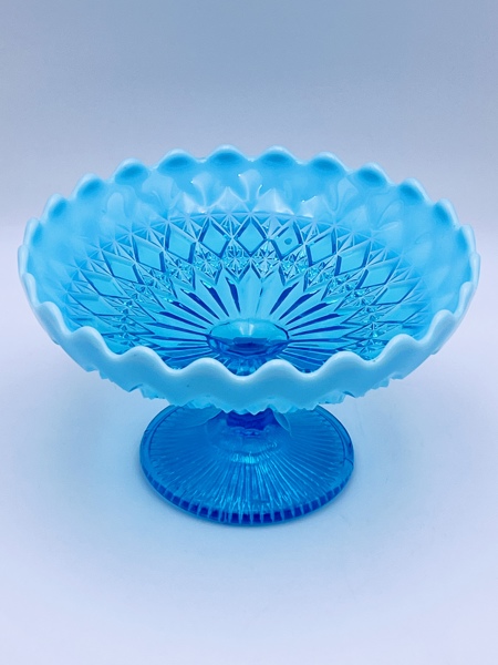 Victoriansk Stettefat -George Davidson &Co Pressglass