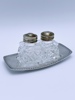 925S D-A Salt-og pepper i sølv og krystall 