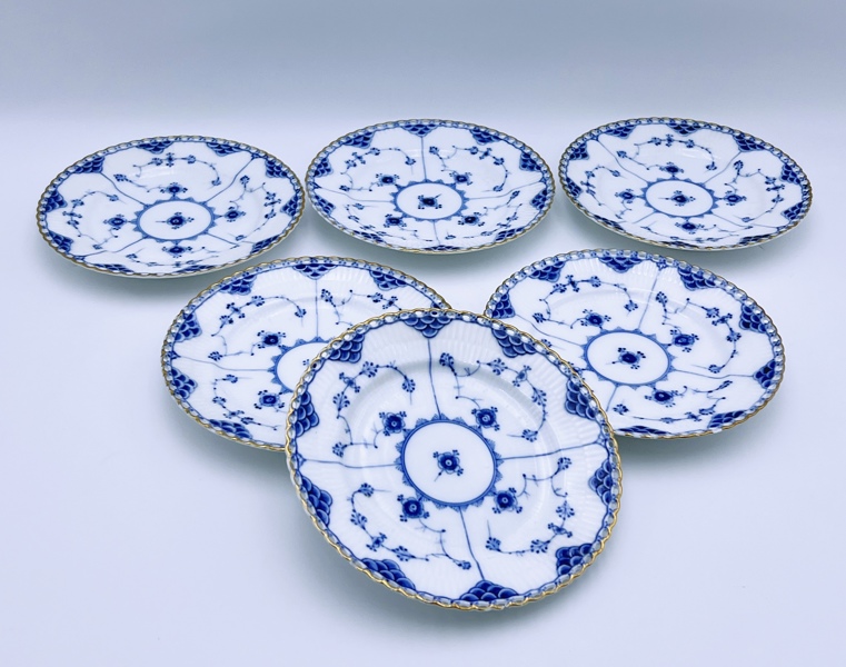 1800t Royal Copenhagen helblonde tallerker 