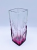 Moser intaglio engraved cut glass vase