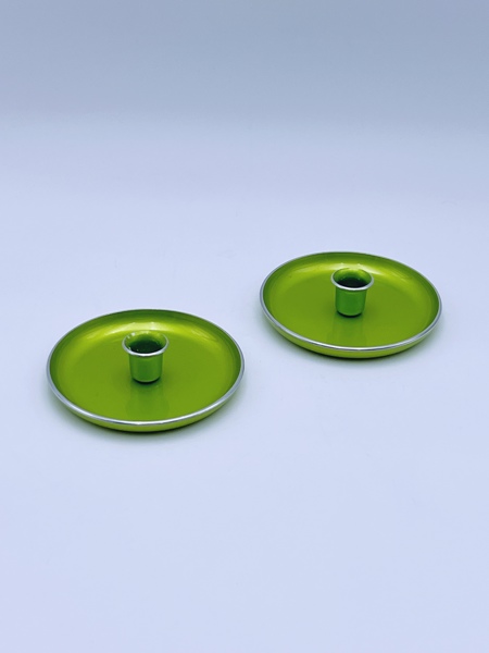 Retro Emalox lysestaker
