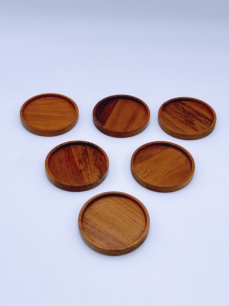 Retro Teak Coaster