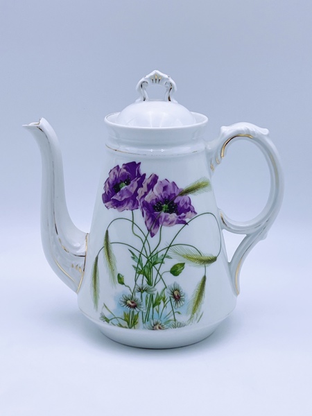 PP-18/1900t Jugend kanne med blomsterdekor