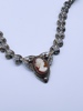 Sølv Collier med Kame