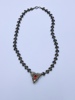 Sølv Collier med Kame