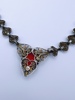 Sølv Collier med Kame