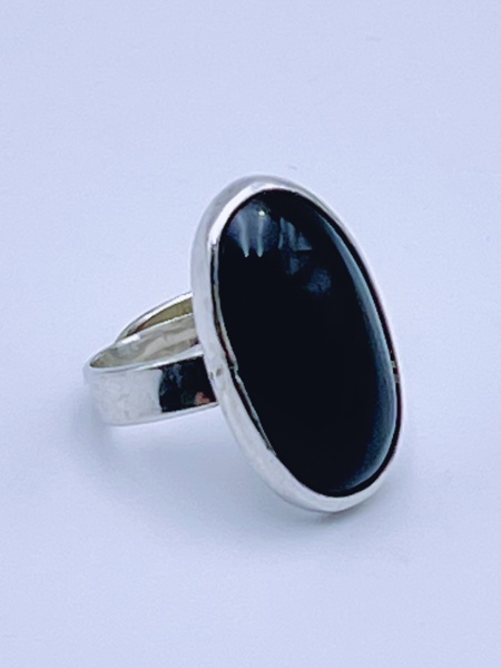 925S- Sølv ring med sten
