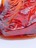 Amber glass figur isbjørn. 