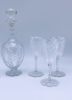 Baccarat "Conde" Rikt Slepent Karaffel og Glass