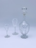 Baccarat "Conde" Rikt Slepent Karaffel og Glass