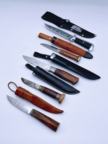 5 kniver Brusletto, Helle ++