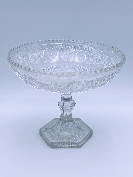 Stettefat i pressglass tidlig 1900t