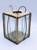 1800t Lykt i tre og glass