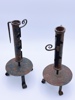 1800t Ett par lysestaker 