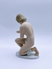 Wallendorf "Sittende Kvinne" Porselensfigur 