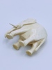 H. 4.5cm Elfenben Figur "Elefant"