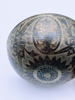 1800t En Russisk / Gresk gullforgylt sølv Niello Bolle