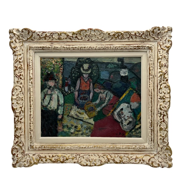 Hans Finne-Grønn(1903 - 2001) "Piknik i Parken"