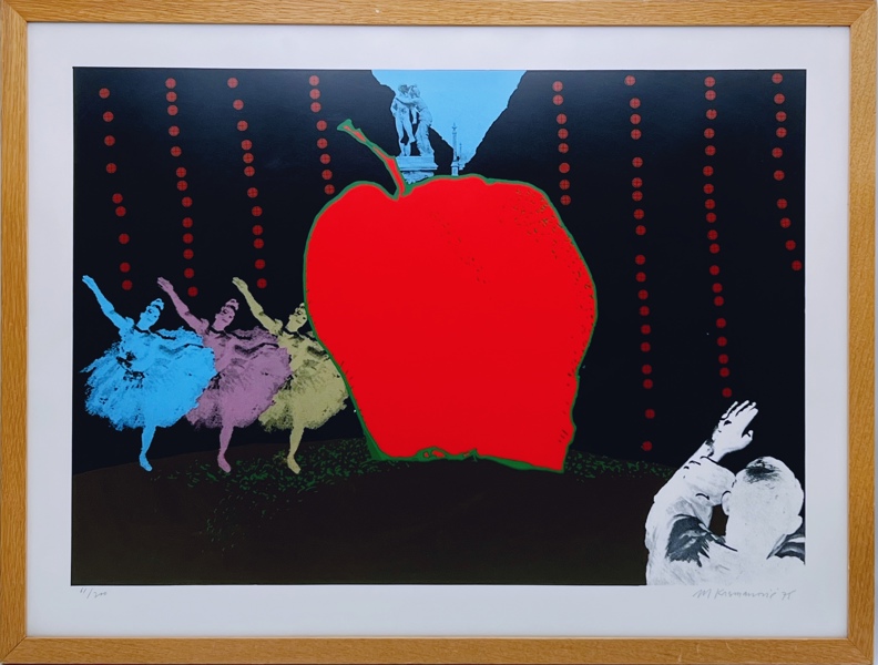 Marko Krsmanović (1930-1991) "Komposisjon" Serigrafi