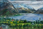 Karl Straume(1877-1968) "Fjellets blikk" 