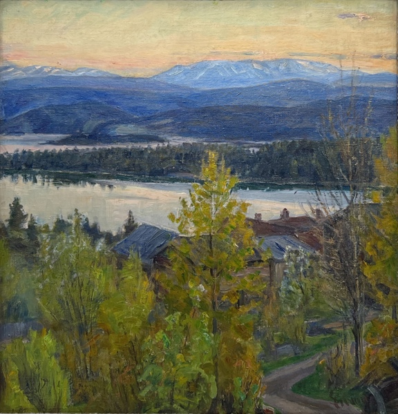 Severin Grande(1869–1934 ) "Fjelllandskap"