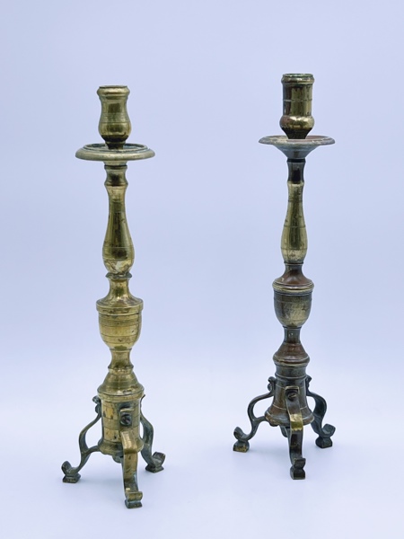 18/1900t Lysestaker i Messing 