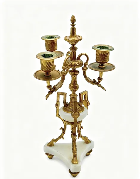 18/1900t Kandelaber Louis XVI Stil 