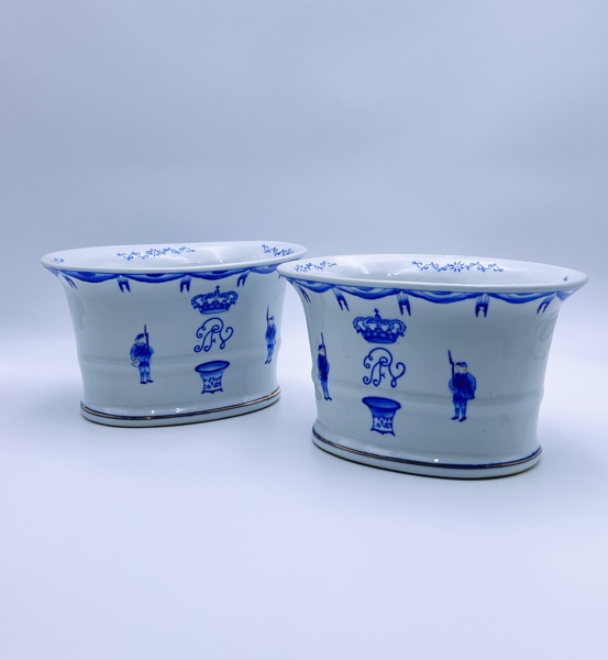 Homeburry England blomsterpotter i porselen