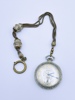 "Elgin" lommeur, 14k hvitgull goldfilled 