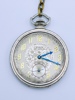 "Elgin" lommeur, 14k hvitgull goldfilled 